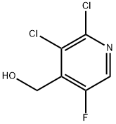 (2,3-Dichloro-5-fluoropyridin-4-yl)methanol Struktur