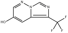 5-(Trifluoromethyl)imidazo[1,5-b]pyridazin-3-ol Struktur