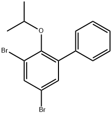 3,5-Dibromo-2-isopropoxy-1,1'-biphenyl Struktur