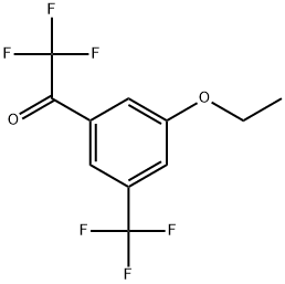 1-(3-ETHOXY-5-(TRIFLUOROMETHYL)PHENYL)-2,2,2-TRIFLUOROETH, 2807450-07-1, 结构式