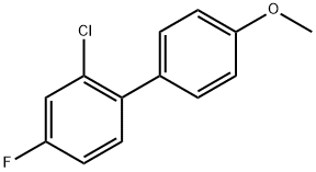 2-Chloro-4-fluoro-4'-methoxy-1,1'-biphenyl Structure