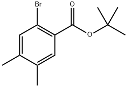 Tert-butyl 2-bromo-4,5-dimethylbenzoate Structure