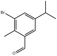 3-bromo-5-isopropyl-2-methylbenzaldehyde,2807466-45-9,结构式