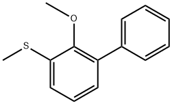 (2-Methoxy-[1,1'-biphenyl]-3-yl)(methyl)sulfane Struktur