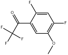 1-(2,4-difluoro-5-methoxyphenyl)-2,2,2-trifluoroethanone,2807470-60-4,结构式