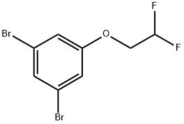 1,3-Dibromo-5-(2,2-difluoro-ethoxy)-benzene Struktur