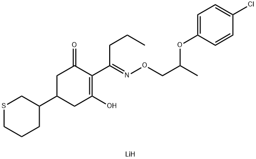 环苯草酮 锂盐,281664-76-4,结构式