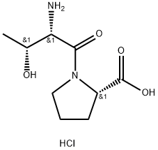 H-THR-PRO-OH · HCL 化学構造式