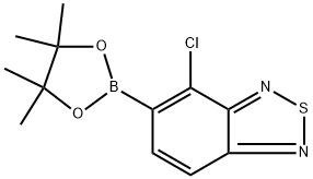4-氯-5-(4,4,5,5-四甲基-1,3,2-二氧杂硼烷-2-基)苯并[C][1,2,5]噻二唑,2818960-21-1,结构式
