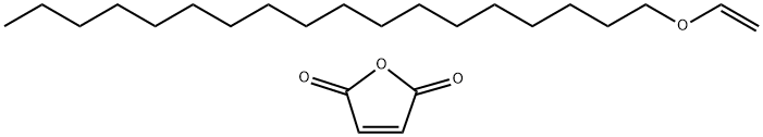 OCTADECYL VINYL ETHER-MALEIC ANHYDRIDE COPOLYMER Structure