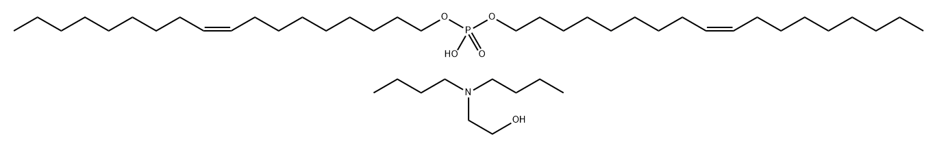 hydrogen phosphate, compd. with 2-(dibutylamino)ethanol, (Z,Z)-9-Octadecen-1-ol Structure