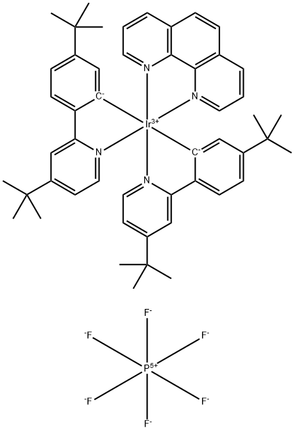 Iridium-(1,10-phenanthroline-κN1,κN10)bis[5-(1,1-dimethylethyl)-2-[4-(1,1-dimethylethyl)-2-pyridinyl-κN]phenyl-κC]-(OC-6-33)-hexafluorophosphate