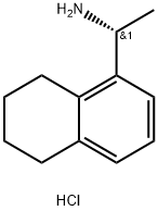 (R)-1-(5,6,7,8-四氢萘-1-基)乙胺盐酸盐 结构式