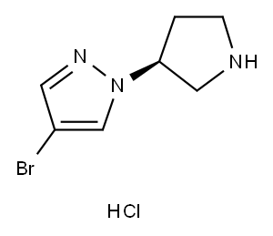 (S)-4-bromo-1-(pyrrolidin-3-yl)-1H-pyrazole hydrochloride