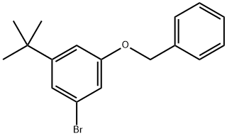 1-(benzyloxy)-3-bromo-5-(tert-butyl)benzene Struktur