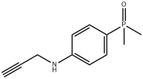 Dimethyl(4-(prop-2-yn-1-ylamino)phenyl)phosphine oxide Structure