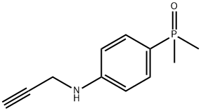 二甲基(4-(丙-2-炔-1-基氨基)苯基)氧化膦, 2849345-60-2, 结构式