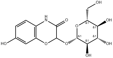 2-(β-D-Glucopyranosyloxy)-7-hydroxy-2H-1,4-benzoxazin-3(4H)-one Structure