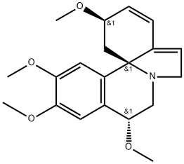 (+)-Erythristemine Struktur