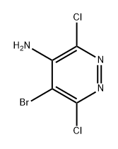 5-溴-3,6-二氯哒嗪-4-胺 结构式
