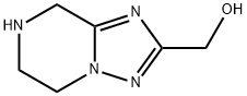 (5,6,7,8-Tetrahydro-[1,2,4]triazolo[1,5-a]pyrazin-2-yl)methanol Struktur