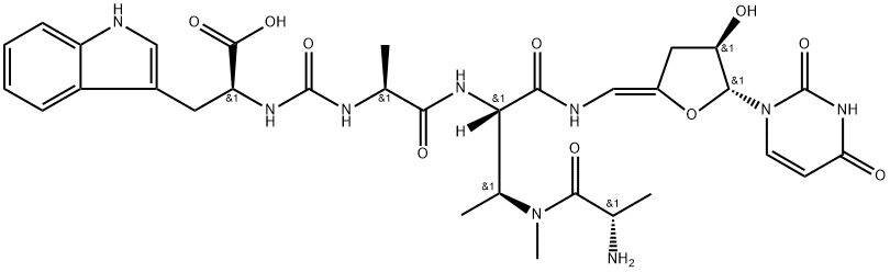 帕西达霉素 D, 287107-95-3, 结构式