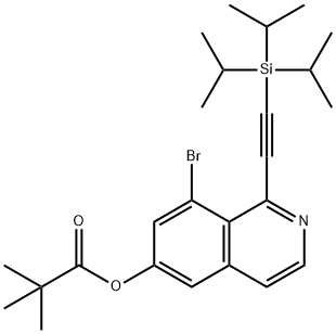 2874192-71-7 8-溴-1-((三异丙基甲硅烷基)乙炔基)异喹啉-6-基新戊酸酯