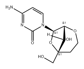 2'-O,4'-C-ethylenecytidine Structure
