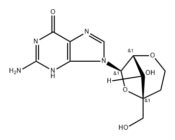 2'-O,4'-C-ethyleneguanosine Structure