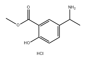 methyl 5-(1-aminoethyl)-2-hydroxybenzoate
hydrochloride Structure
