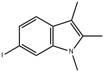 6-Iodo-1,2,3-trimethyl-1H-indole Struktur