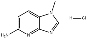 1-Methyl-1H-imidazo[4,5-b]pyridin-5-amine hydrochloride Struktur