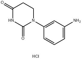 1-(3-氨基苯基)二氢嘧啶-2,4(1H,3H)-二酮 (盐酸盐), 2887498-18-0, 结构式