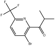 2890563-01-4 1-(3-溴-6-(三氟甲基)吡啶-2-基)-2-甲基丙-1-酮