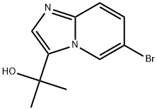2-(6-Bromoimidazo[1,2-a]pyridin-3-yl)propan-2-ol Struktur