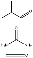 尿素与甲醛和2-甲基丙醛的聚合物, 28931-47-7, 结构式