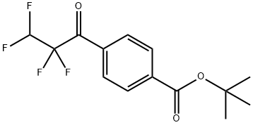 tert-Butyl 4-(2,2,3,3-tetrafluoropropanoyl)benzoate Struktur