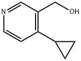 (4-环丙基吡啶-3-基)甲醇 结构式