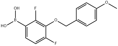 2894848-22-5 (2,4-二氟-3-((4-甲氧基苄基)氧基)苯基)硼酸