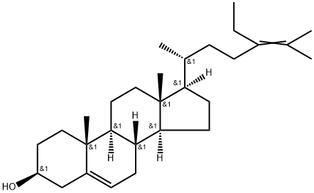 Stigmasta-5,24-dien-3-ol, (3β)- Struktur