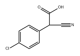 4-Chlorphenyl-cyanessigsaeure Structure