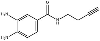 3,4-Diamino-N-(but-3-yn-1-yl)benzamide Structure