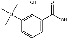 2-hydroxy-3-(trimethylsilyl)benzoic acid Struktur