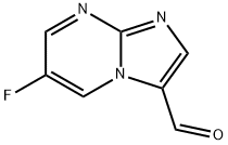 6-Fluoroimidazo[1,2-a]pyrimidine-3-carbaldehyde 化学構造式