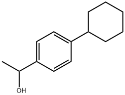 苯甲醇,4-环己基-Α-甲基,29030-52-2,结构式