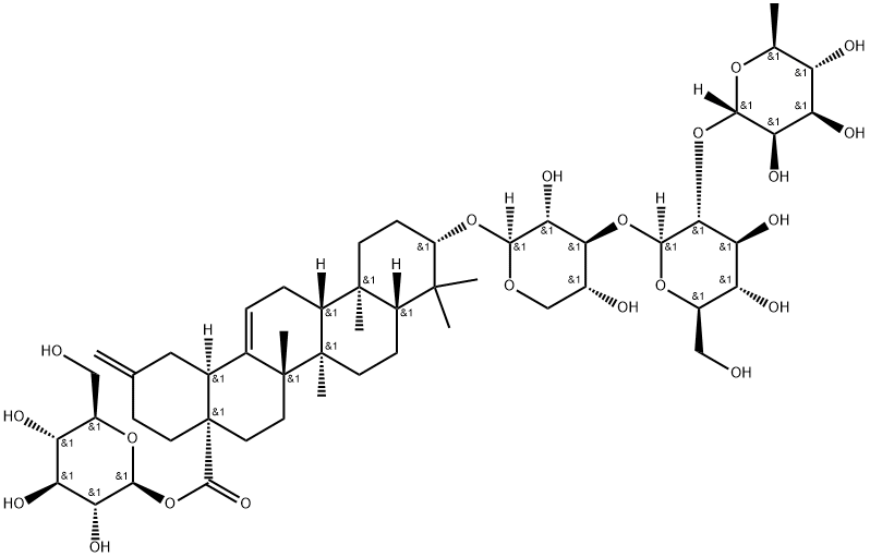 Eupteleasaponin I Struktur