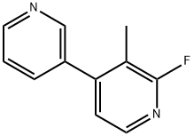 2'-fluoro-3'-methyl-3,4'-bipyridine Struktur