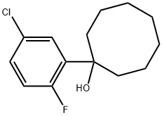 1-(5-chloro-2-fluorophenyl)cyclooctanol Struktur