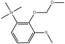 (2-(methoxymethoxy)-3-(methylthio)phenyl)trimethylsilane Struktur