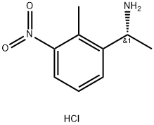 (R)-1-(2-甲基-3-硝基苯基)乙烷-1-胺(盐酸盐) 结构式